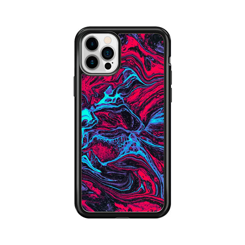 Abstract Colour Liquid Red Dominant 2D Jelly Softcase